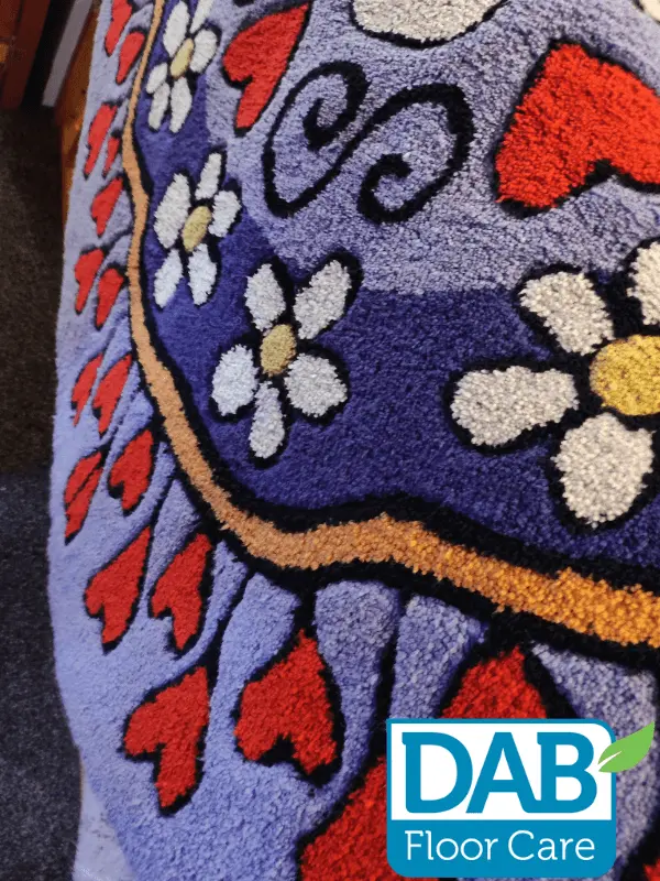rug-cleaned-and-dried-dab-floor-care Rug cleaning collection and return service in West Yorkshire by DAB Floor Care