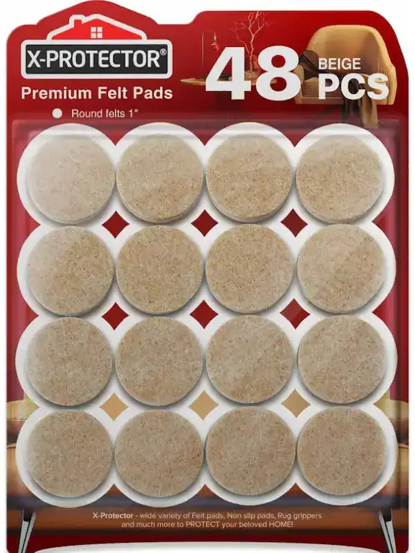 Felt pads for chairs
