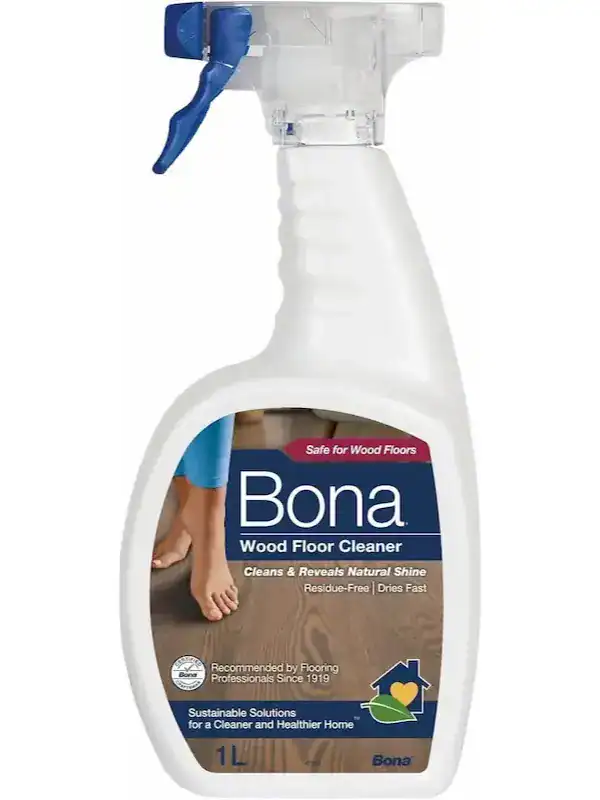 Lacquer-safe wood floor spray cleaner