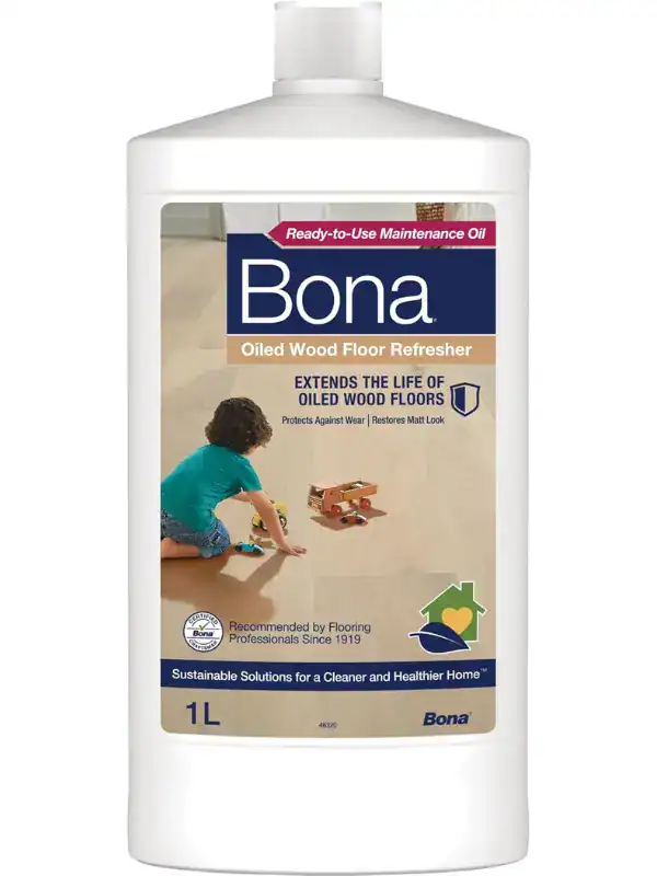 Maintenance oil for refreshing oiled floors