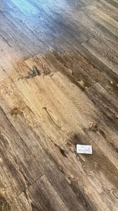 Restaurant LVT floor cleaned by DAB Floor Care in Oldham